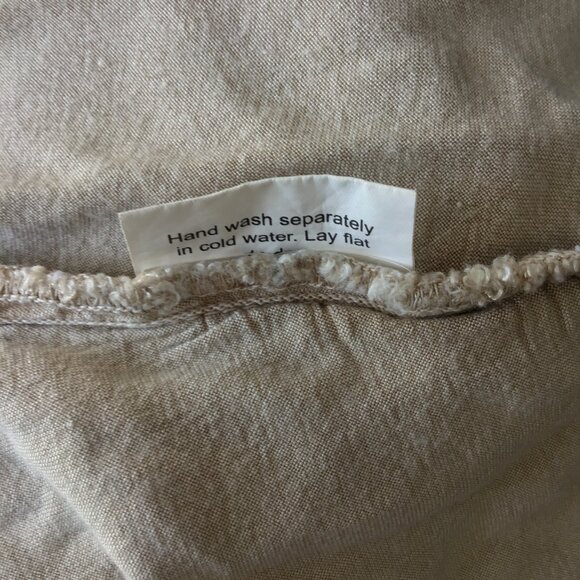 Earthbound Trading Shirred Back Embroidered Bohemian Halter Tunic Top Sz XL - Picture 11 of 12